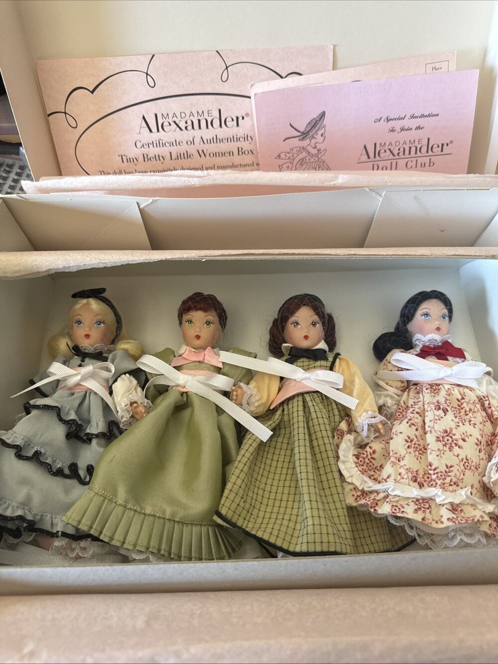 Madame Alexander Tiny Betty Little Women Box Set Dolls No 2/500